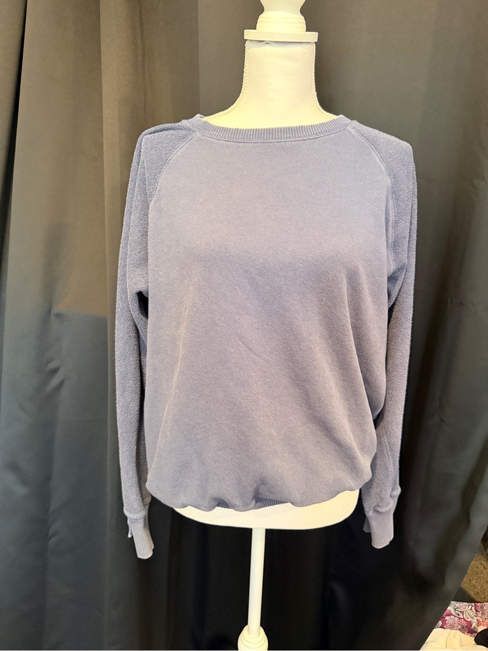 aerie Lavender Pullover Crewneck Sweatshirt (0012)